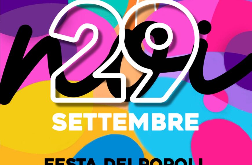 Il 29 settembre l’appuntamento con la Festa dei Popoli